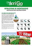Irritec Kit Completo Agricoltura Sistema Di Irrigazione A Goccia 150 Mq Orto Giardino Irrigo