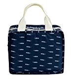 iSuperb Borsa Porta Pranzo Termico Borsa Frigo Pranzo Lunch Bag Impermeabile per Ufficio, Scuola e Picnic 23.5×19×12 cm (Deciduo)