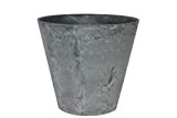 Ivyline Artstone Vaso da Fiori, per Piante Claire, Resistente al Gelo e Leggero, Grigio, 37x34cm