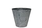 Ivyline Artstone Vaso da Fiori, per Piante Claire, Resistente al Gelo e Leggero, Grigio, 27x24cm