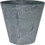 Ivyline Artstone Vaso da Fiori, per Piante Claire, Resistente al Gelo e Leggero, Grigio, 22x20cm