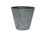 Ivyline Artstone Vaso da Fiori, per Piante Claire, Resistente al Gelo e Leggero, Grigio, 32x29cm