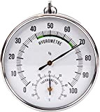 JAG DIFFUSION Termometro Igrometro bimetalliche Stil Dorato – 30 x 100 x 100 cm 1635