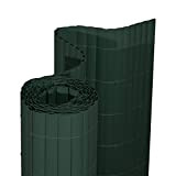 jarolift Canniccio in PVC Premium Schermo Paravista Protettivo per Giardino Balcone Terraza, 100 x 500 cm, Verde