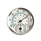 JeoPoom Termoigrometro Termometro Igrometro Analogico con Igrometro per Interni ed Esterni, Misuratore di Temperatura e Umidità