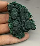 JIUXIAO Collezione di Cristalli di Pietra Verde Esemplare raro di Malachite da 72 g