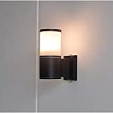 JKHOIUH Lampada da Parete a LED Cilindro Coperchio in Vetro Applique a LED Applique a Muro Impermeabile - Applique a ...