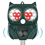 JTENG Professionale Repellente Gatti, Ultrasuoni Gatti Solar Animal Repeller IP66 Impermeabile con Sensore IR a LED a Frequenza Regolabile per ...