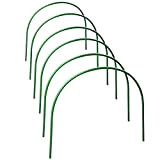 JYCRA - Archi di supporto in metallo rivestiti in plastica per serra a tunnel, per proteggere e coltivare piante da ...