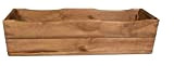 KENA D-8 Garden - Fioriera in legno di alta qualità, lunghezza 44/64 cm (lunghezza 64 cm, rovere)