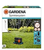 Kit Completo per Sistema Pop-Up Gardena con Irrigatore Oscillante Pop-Up Os 140: Sistema di Irrigazione per Superfici Quadrate/Rettangolari (8221-20)