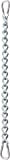 KLIFFHÄNGER Catena di Sospensione con Due moschettoni per sedie sospese, poltrone sospese e amache | Diverse Lunghezze (Catena 150 cm)