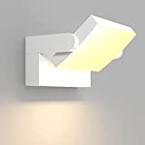 Klighten 24W Lampade da Parete LED Esterno Interno IP65, Lampade Esterno Orientabile Applique Moderno da Parete in Alluminio per Corridoio ...