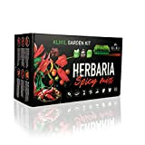 KliKil Kit Regalo Peperoncini Piccanti - Herbaria Spicy Mix kit di coltivazione con 6 varietà di semi selezionati per il ...