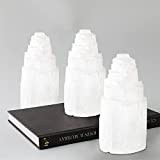 KUYIN Decorazioni familiari 1 PZ Natural Mountain Figura Gypsum Stone Pillar Modern Crystal Ore Lampada da Notte Ornamento Figurina Craft ...