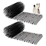 Kyrieval - Tappetino anti-gatti con punte o con strisce di punte per dissuasione animali domestici, 200 x 30 cm