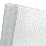 La zappa Rete ombreggiante per recinzioni e coperture Telo in Tessuto Bianco Coprente al 90% 1 x 10 mt