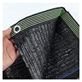 LAErper Teli ombreggianti da Esterno Net ombreggiatura a Serra, 95% ombreggiatura Black Flat Knitting Anti -UV Sun Shade Net Net ...