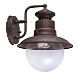Lampada da parete per esterni in acciaio inossidabile, lampada da parete vintage, lampada da parete per esterni (lampada esterna, illuminazione ...