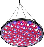 Lampada per piante, Niello UFO 50w Pannello di coltivazione a spettro completo con riflettore, 177 grandi chip LED coltivano la ...