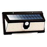 Lampada Solare da Esterno con Sensore di Movimento IP65 Impermeabile Luce Pannello Fotovoltaico Applique Led 6 Ore di Autonomia Continua ...