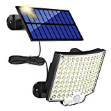 Lampada solare per esterni, MPJ 106 LED, lampada solare per esterni, con sensore di movimento, impermeabile IP65, angolo di illuminazione ...