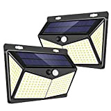 Lampada solare per esterni, MPJ 208 LED, lampada solare per esterni, con sensore di movimento, luce solare impermeabile, grandangolo di ...