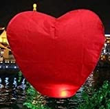 Lanterne cinesi a forma di cuore rosso per festa di nana, compleanno, matrimonio, anniversario, San Valentino
