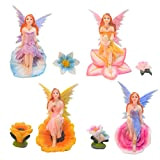 Le Regine del Mondo delle Fate Decorazione per Torte e Feste Fatine da Collezione Fairy Garden Fairies Statuette da Giardino