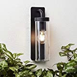 Lightbox Lampada da parete per esterni, illuminazione per porta di casa, 31 x 9 cm, protezione IP44, resistente agli spruzzi, ...