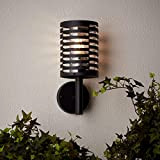 Lightbox Lampada da parete per esterni, illuminazione per porta di casa, 31 x 16 cm, protezione IP44, resistente agli spruzzi, ...