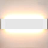 Lightess 18W 40 CM Applique da Parete Interno Moderno Lampada da Parete Interni Lampada a Muro per Soggiorno, Camera da ...