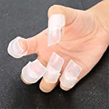 LILOVE Nail Protector Holder, Nail Polish Varnish Protector Holder Manicure Finger Nail Art Tips Cover Shield Gel Polish Nail Art ...