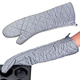 Linwnil - 1 paio di guanti da forno resistenti al calore, guanti da cucina in cotone, per utensili da cucina ...