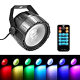 Lixada 10 W RGB UV COB LED Luci del Palcoscenico Par Light Telecomando Illuminazione Liscia Luminosa Senza Fili Lampada DJ ...