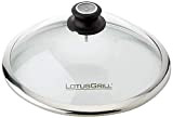 Lotusgrill - Coperchio in vetro di sicurezza per barbecue a carbonella piccolo compatto (G280), appositamente progettato per la griglia a ...