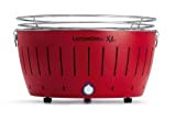 LotusGrill XL (rosso fuoco) della griglia a carbonella a basso fumo in diversi colori allegri. Garantisce sempre la tecnologia più ...