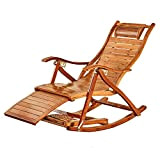 Lounge chair Poltrone - Sedia a Dondolo Siesta Casual per Uso Domestico Balcone Sedia Pieghevole per Ufficio in Legno massello ...