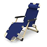 Lounge chair Sedie a gravità Zero Gravity, Heavy Duty Pieghevole reclinabile Regolabile reclinabile con Cuscini per Patio, Piscina, Giardino - ...