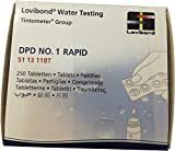 Lovibond Pastiglie DPD1 per Tester Cloro - Confezione 250pz. - Spedizione IMMEDIATA