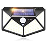 Luce solare da esterno IOTSES 100LED 2200mAh 3 modalità con sensore di movimento 270º da quattro lati IP65 Faretto impermeabile ...