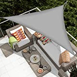 Luckits Tenda da Sole UV Tenda da sole Triangolo a vela 3x3x3m Triangolo HDPE Telo di Protezione Solare Balcone Giardino ...