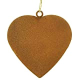 MACOSA SA88714 - Ciondolo a forma di cuore, 2 pezzi, in metallo, stile vintage, a forma di cuore, decorazione da ...