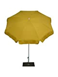 Maffei Art 12 Borgo, ombrellone Rotondo Diametro cm 200, Tessuto polyma, Made in Italy. Colore Giallo