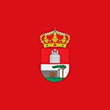 magFlags Bandiera Large San Pedro del Valle | Cuadra de Color Rojo | 1.35m² | 120x120cm