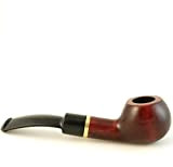 Mahognay Tobacco pipe – Model no: Perry 36 – Hand made from Pearwood Roots