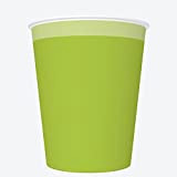 Maki Bicchieri di carta da 0,25 l Piatti per feste in giardino, 100% plastica biodegradabile, usa e getta, da tavola, ...