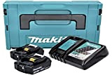 Makita 197952-5 Power Source Kit con 2Â.Batterie Agli Ioni Litio, 18Â.Volt, 3.0Â.Ah 197952Â.?Â.5, 0 W, 230 V, Tã¼Rkisschwarz