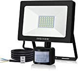 MEIKEE Faretto LED da Esterno con Sensore di Movimento, 35W Proiettore LED da Esterno Super Luminoso 3000LM Impermeabile IP66, Luce ...