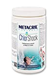 Metacril Chlor Shock 1KG granulare- Cloro (dicloro) Rapida dissoluzione in granuli per Trattamento Shock per Piscina e Spa IDROMASSAGGIO - ...